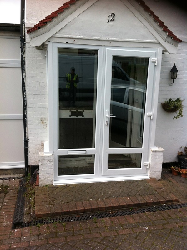 uPVC French doors fitted as front entrance in East Molesey